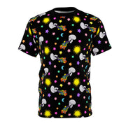Rainbow Smoke Skull All Over Shirt